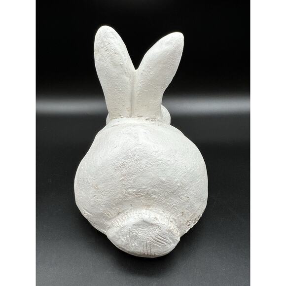 The Stone Bunny Inc TELLE M. STEIN White Rabbit Figurine 5.5” Garden Statue 2019 - Picture 5 of 9